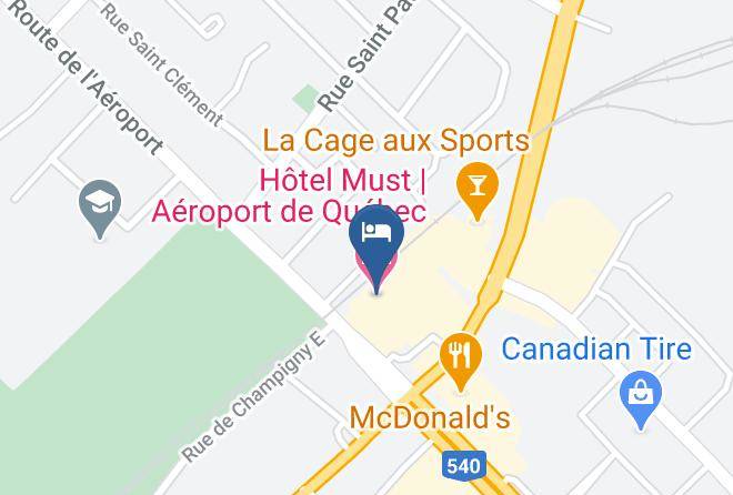 Capitale Nationale - Hotel Must Aeroport De Quebec Maps