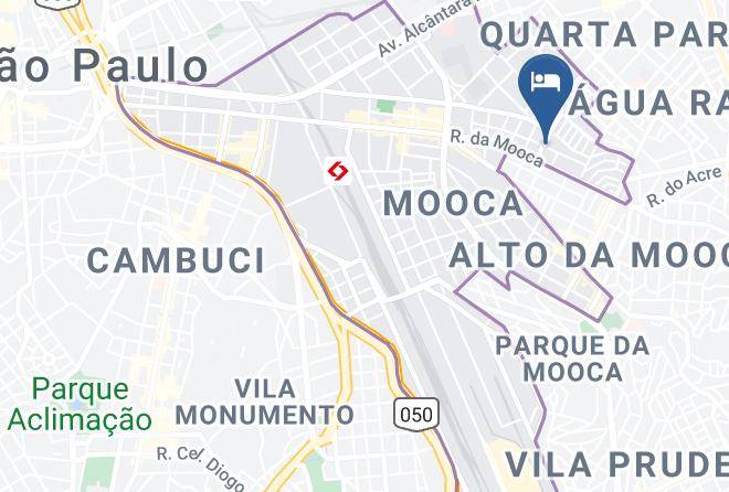 Sao Paulo Mooca - Hotel Mustang Maps