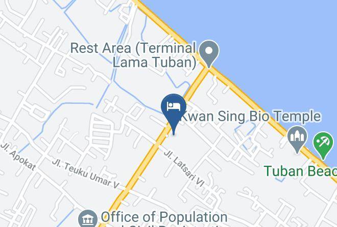 Tuban Regency - Hotel Mustika Maps