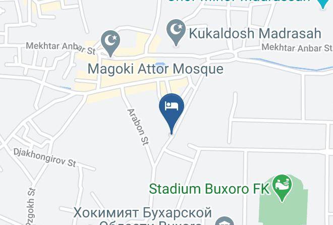 Bukhara - Hotel Mutara Maps