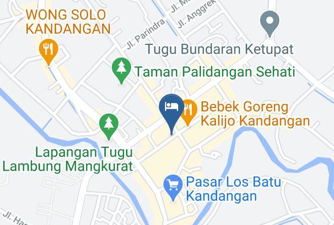 South Hulu Sungai Regency - Hotel Mutia Kandangan Maps
