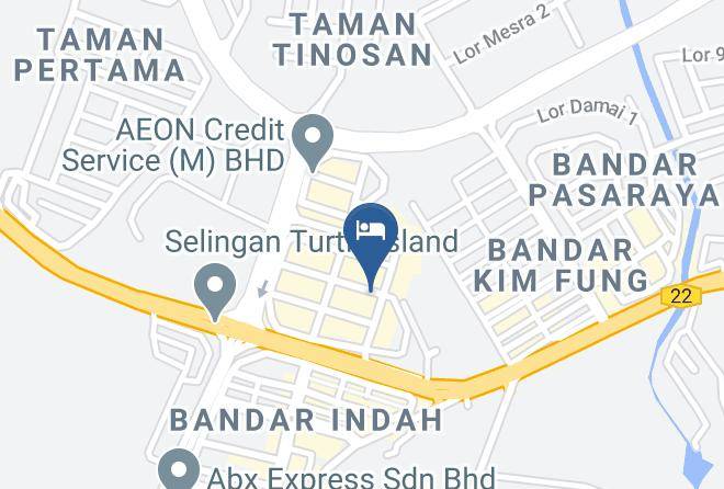 Bahagian Sandakan - Hotel Mutiara Emas Maps