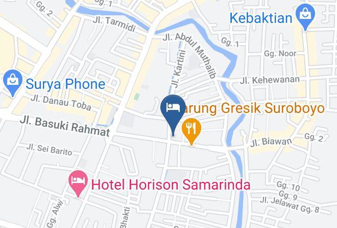 Samarinda - Hotel Mutiara Maps