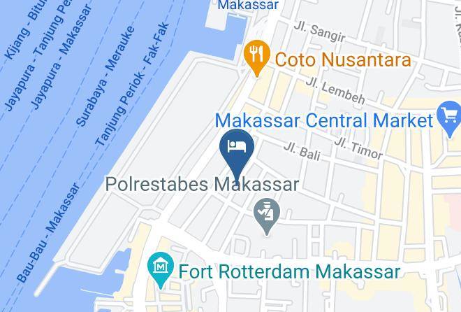 Makassar - Hotel Mutiara Sari Maps