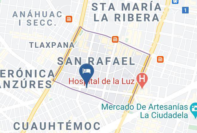 Cuauhtemoc - Hotel Muy Maps