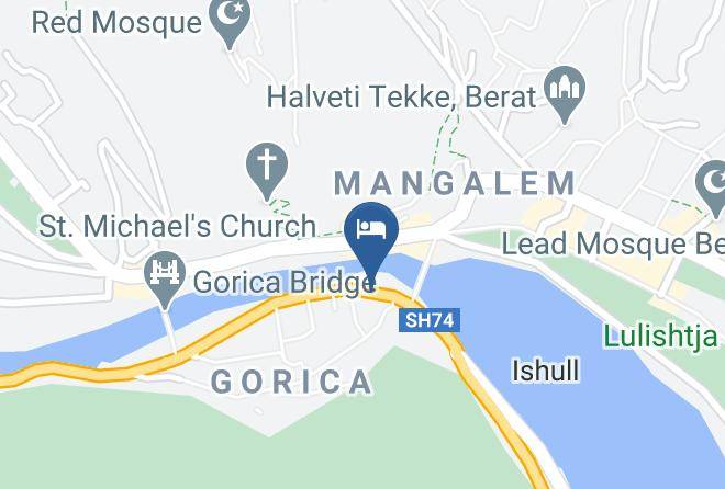 Berat - Hotel Muzaka Maps