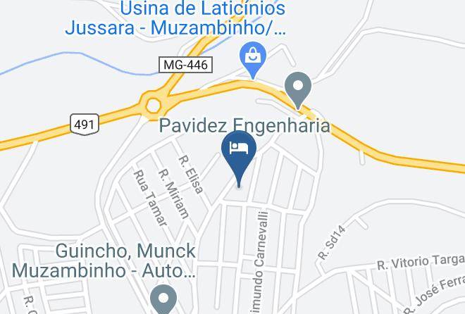 Muzambinho - Hotel Muzambinho Maps