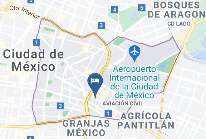 Venustiano Carranza - Hotel Mx Aeropuerto Maps