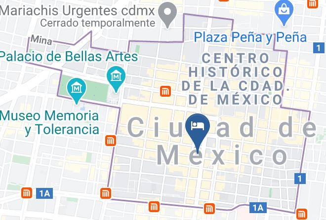 Cuauhtemoc - Hotel Mx Centro Maps