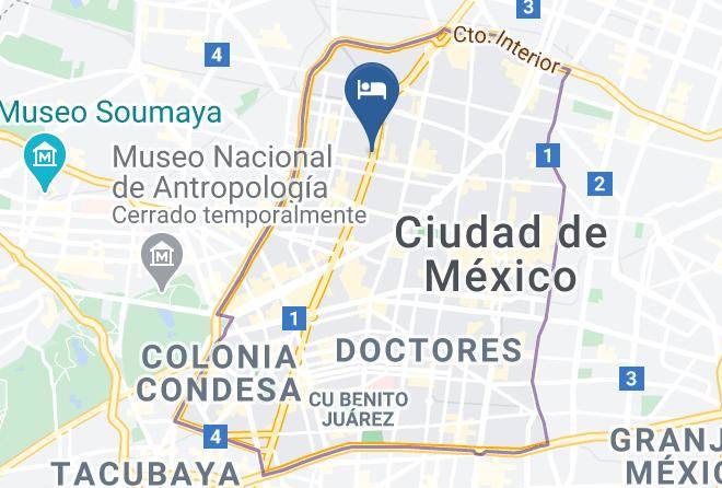 Cuauhtemoc - Hotel Mx Forum Buenavista Maps