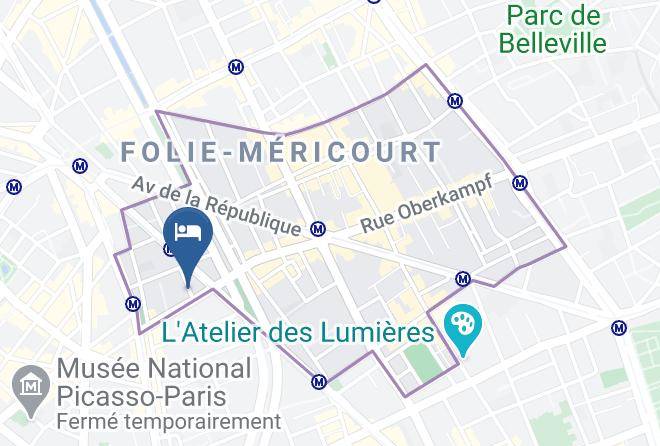 Paris - Hotel My Home In Paris Maps