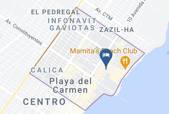 Solidaridad - Hotel Myko Maps