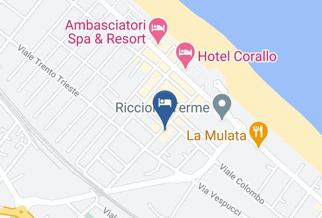 Rimini - Hotel Myosotis Maps
