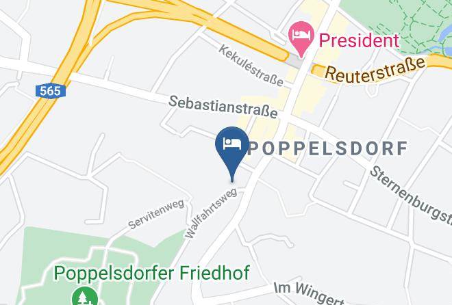 Bonn - Hotel Mypoppelsdorf Maps