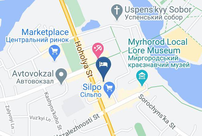 Myrhorod - Hotel Myrhorod Maps