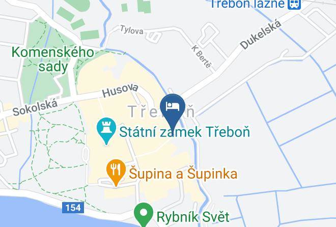 Jindrichuv Hradec - Rodinny Hotel Myslivna Sro Maps