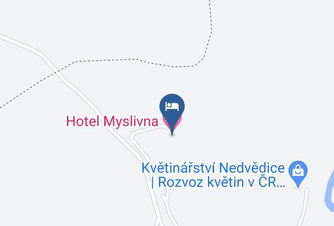 Brno Province - Hotel Myslivna Maps