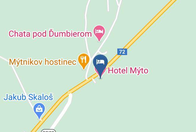 Brezno - Hotel Myto Maps