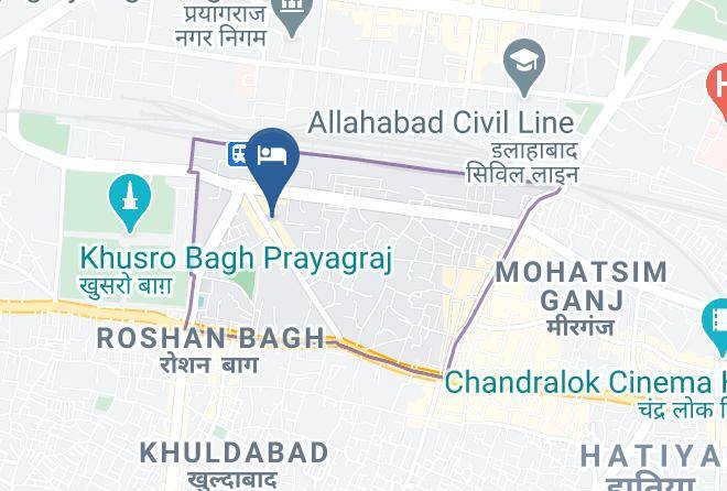 Allahabad - Hotel N C Continental Maps