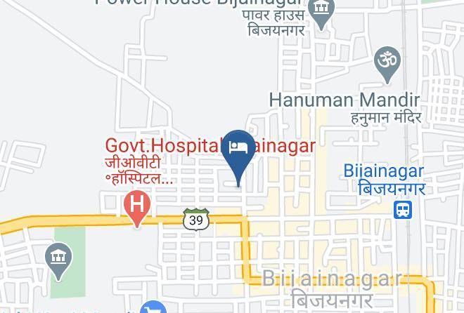 Bijainagar - Hotel N Chandra Maps