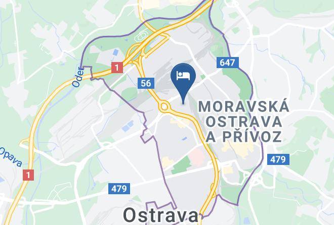 Ostrava - Hotel Na Cihelni Maps
