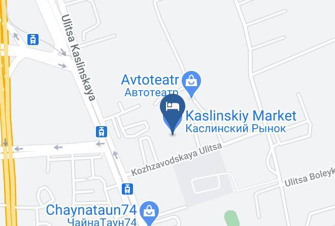 Chelyabinsk - Hotel Na Kaslinskoy Maps