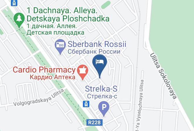 Saratov - Hotel Na Lugovoy Maps