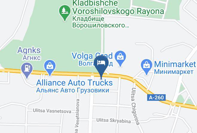 Volgograd - Hotel Na Nezhdanovoy 13 Maps