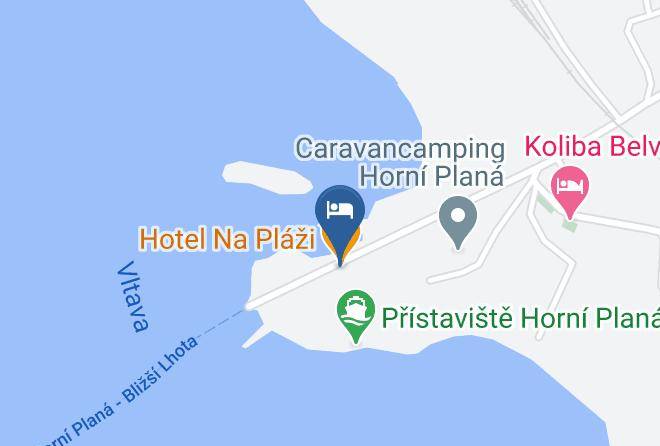 Cesky Krumlov - Hotel Na Plazi Maps