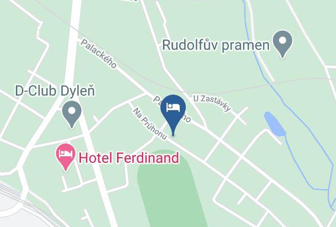Cheb - Hotel Na Vodach Maps