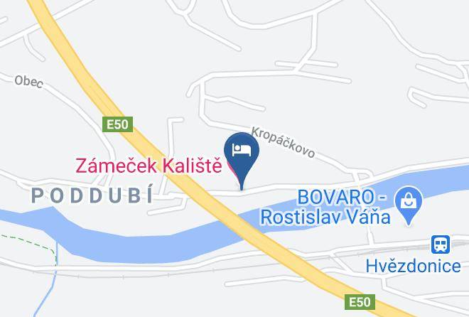 Prague East - Hotel Na Zamecku Maps