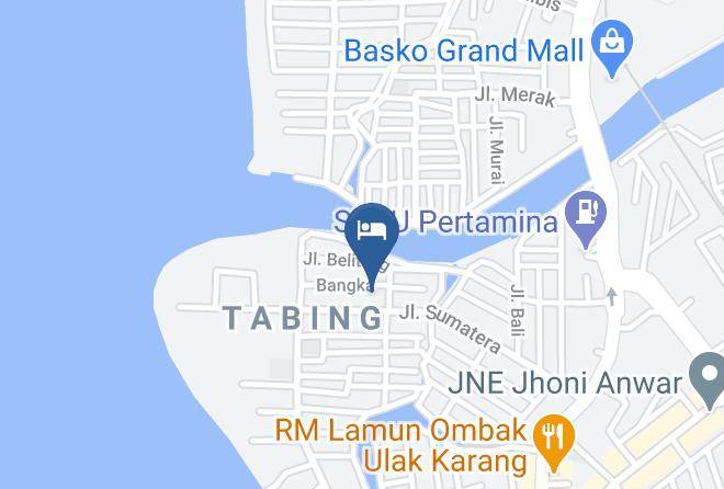 Kota Padang - Hotel Nabawi 1 Maps