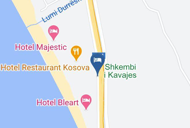 Durres - Hotel Nacional Maps