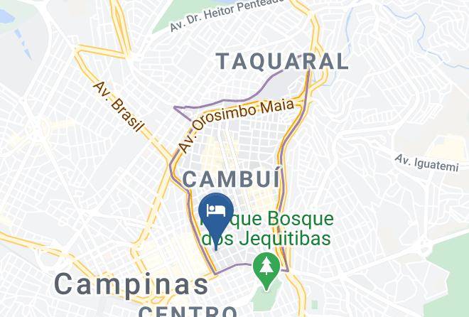 Campinas - Hotel Nacional Inn Cambui Residence Maps