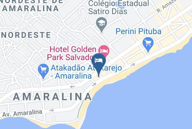 Salvador - Hotel Nacional Inn Salvador Maps