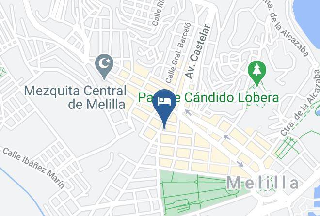 Melilla - Hotel Nacional Maps