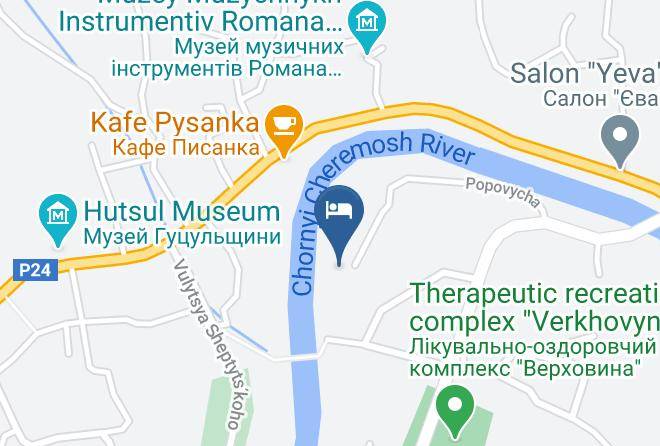 Verkhovyna Raion - Hotel Nad Cheremoshem Maps