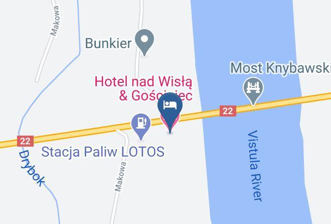 Hotel Nad Wisla & Gosciniec Map