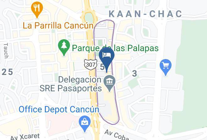 Benito Juarez - Hotel Nader Maps
