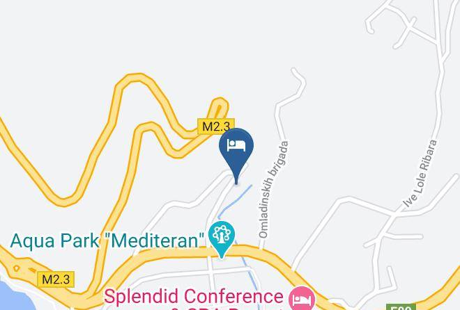 Budva - Hotel Nadezda Maps