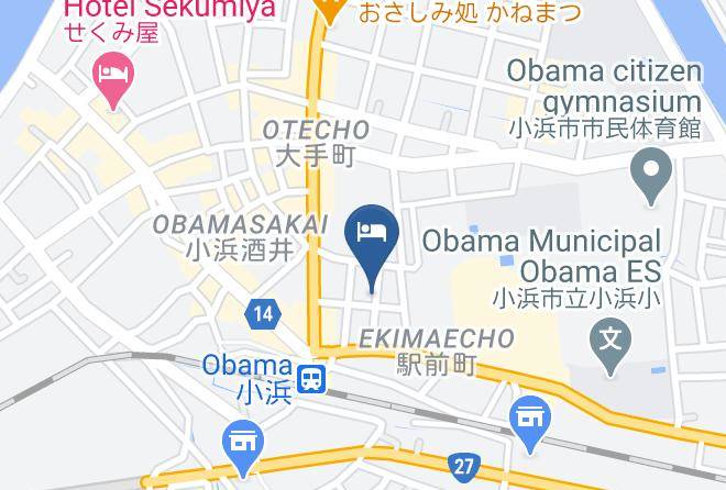 Obama City - Hotel Nagata Maps