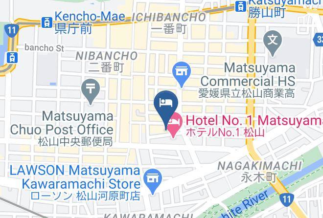 Matsuyama City - Hotel Nakayama Maps