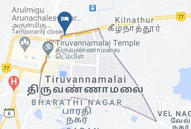 Tiruvannamalai - Hotel Nala Residency Maps
