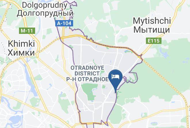 Moscow - Gostinichnyy Kompleks Tskb 2 Im N A Semashkooaorzhd Maps