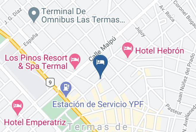 Rio Hondo - Hotel Namuncura Maps