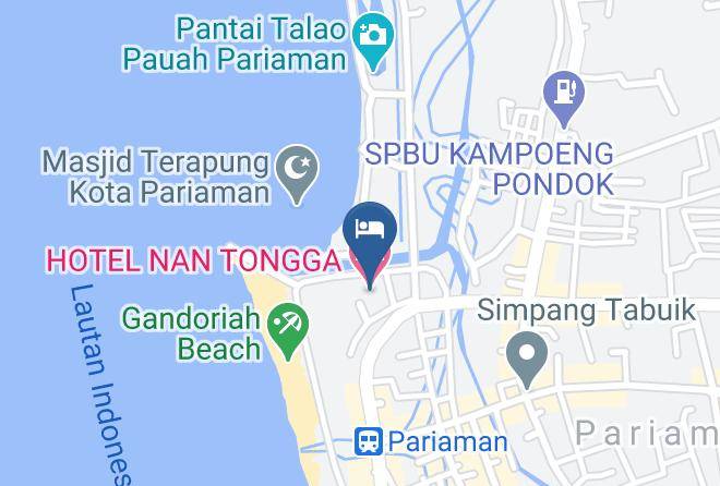 Kota Pariaman - Hotel Nan Tongga Maps
