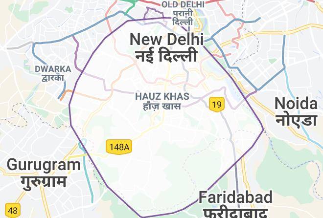 New Delhi - Hotel Nanak Residency Maps