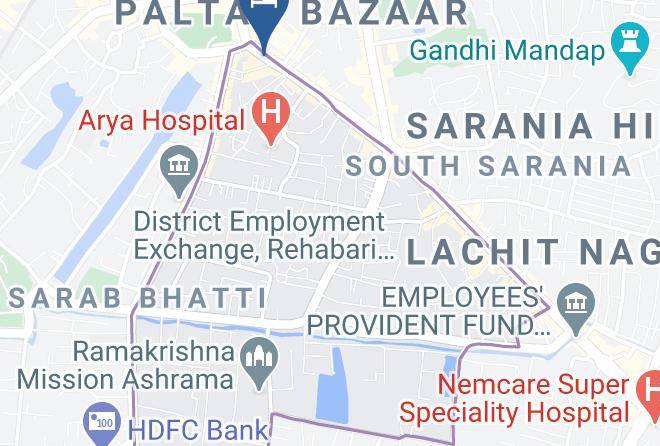Guwahati - Hotel Nandan Maps