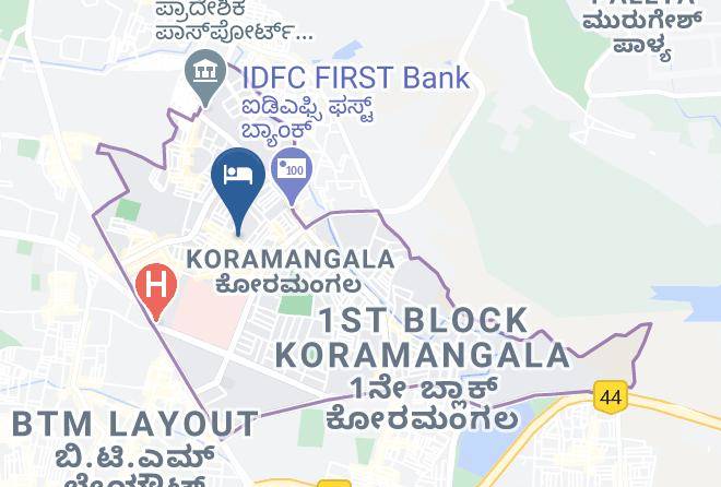 Bengaluru - Nandhana Grand Hotel Maps
