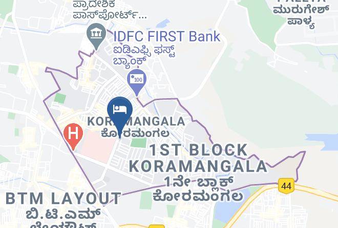 Bengaluru - Hotel Nandhana Regent Maps